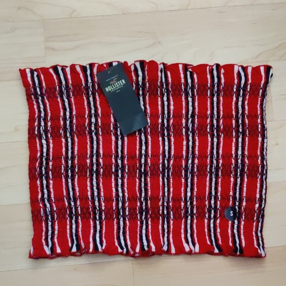 Hollister Tops - Hollister Red Striped Tube Top